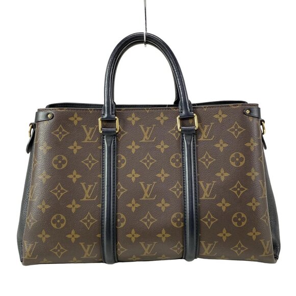 Auth LOUIS VUITTON Soufflot Tote MM M44817 Noir Monogram - CA0241 Tote Bag - Picture 1 of 16